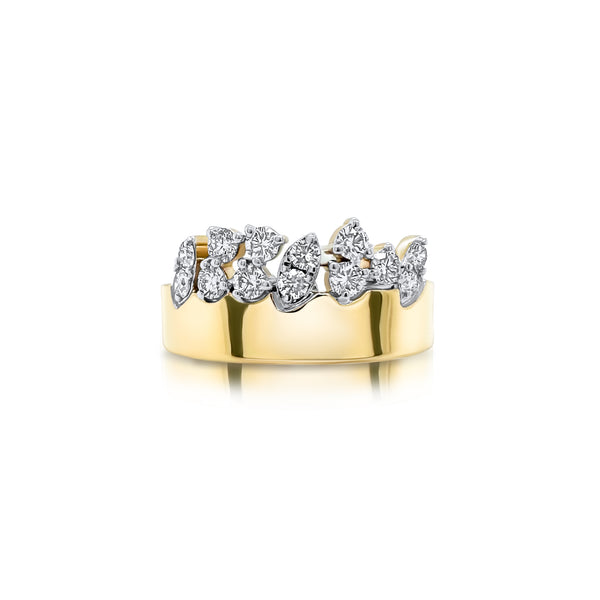 Diamond Fringe Ring