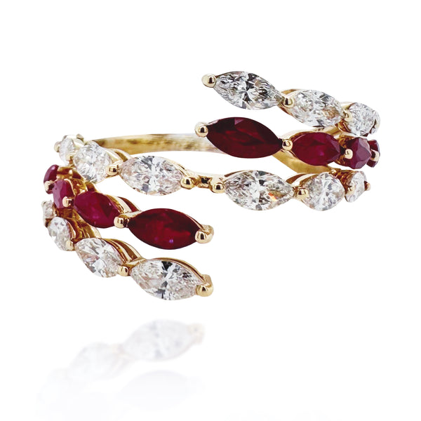 The Alliance Ruby and Diamond Ring - Brilat