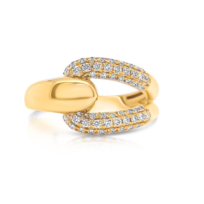 Diamond Horseshoe Ring - Brilat