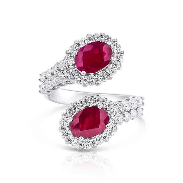 Classic Ruby Spiral Ring - Brilat