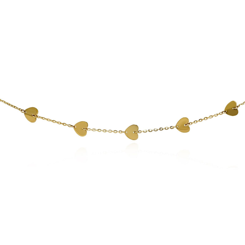 Gold heart Bracelet