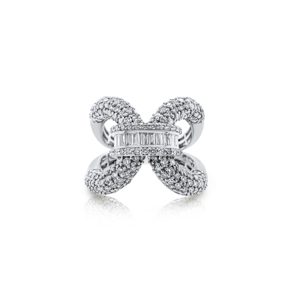 Diamond Serene Wave Ring