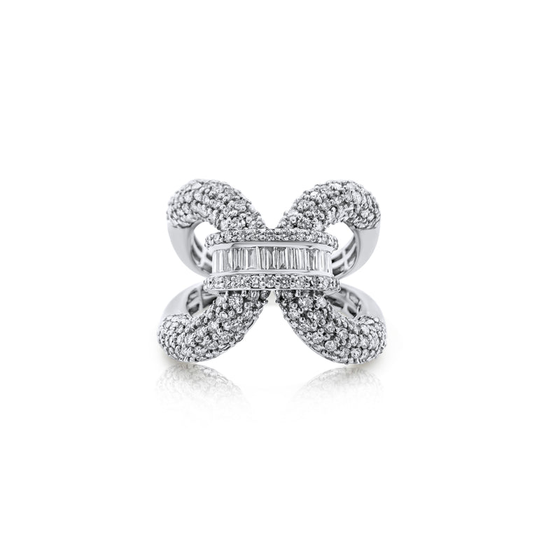 Diamond Serene Wave Ring