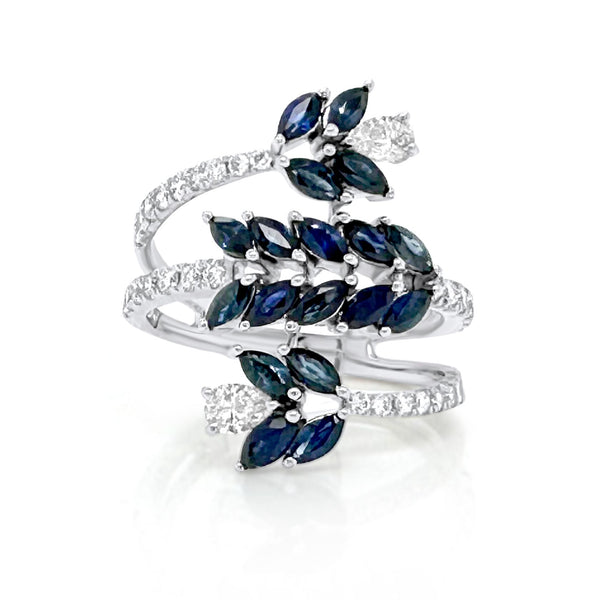 Sapphire Branch Ring