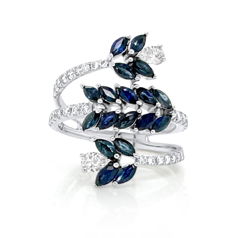 Sapphire Branch Ring