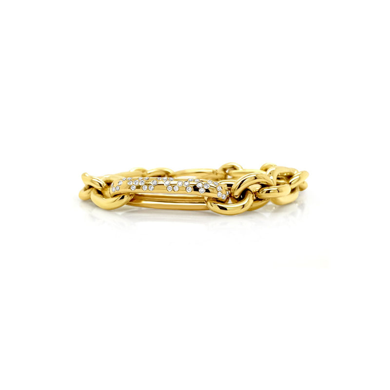 The Chunky Yellow Gold Link Bracelet