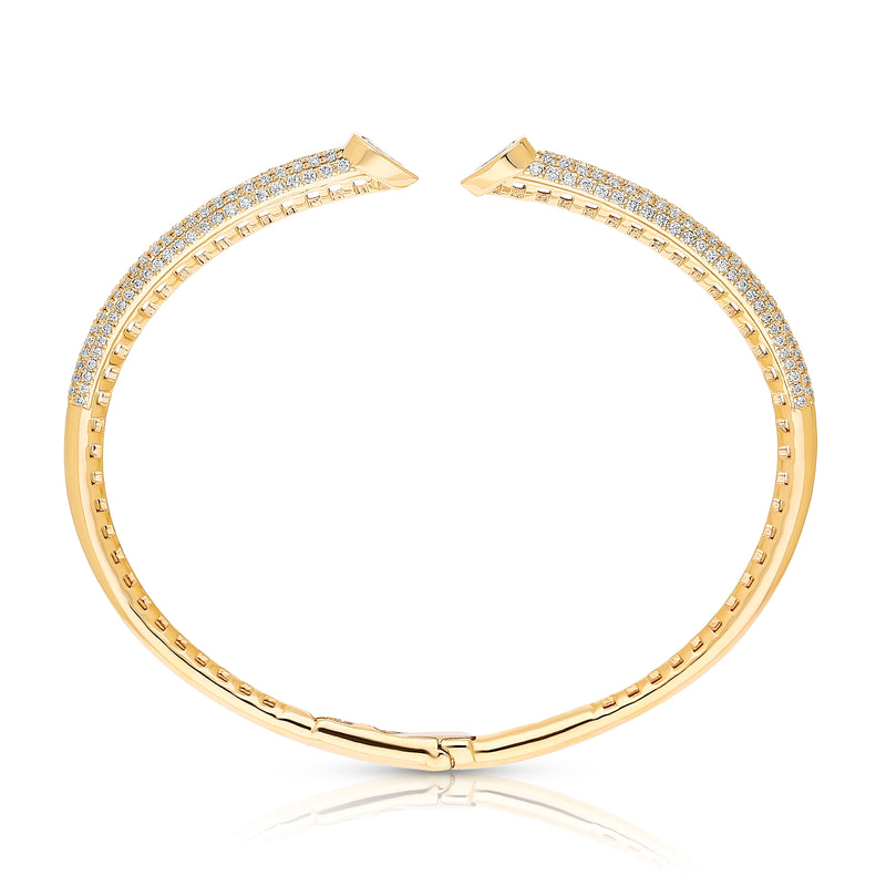 Diamond Serene Bangle Bracelet - Brilat