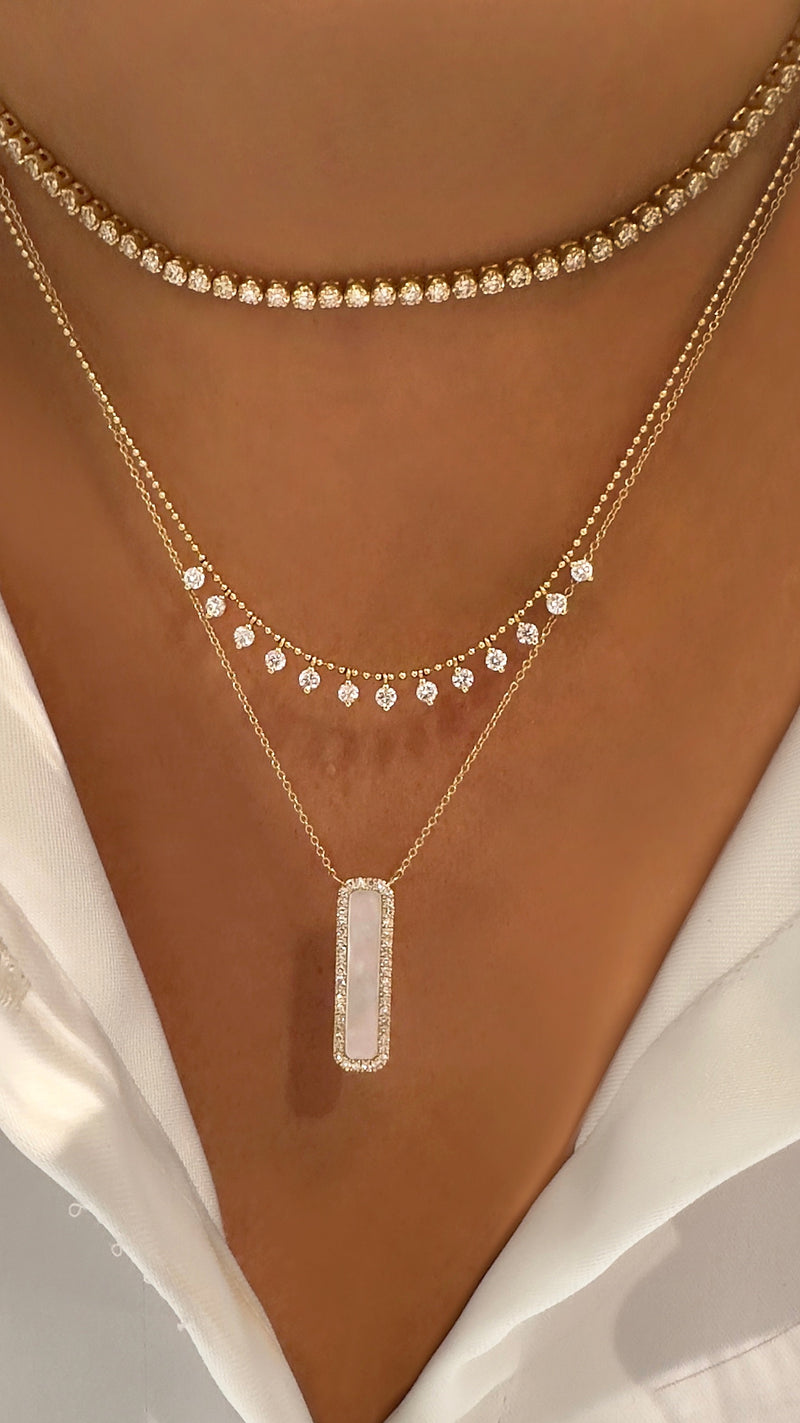 Classic Diamond Choker Necklace - Brilat