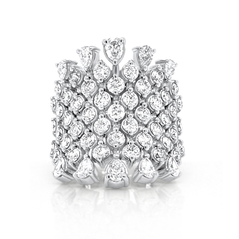 Diamond Crown Cocktail Ring - Brilat