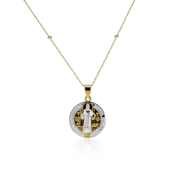 Mid Size Saint Benedict Necklace