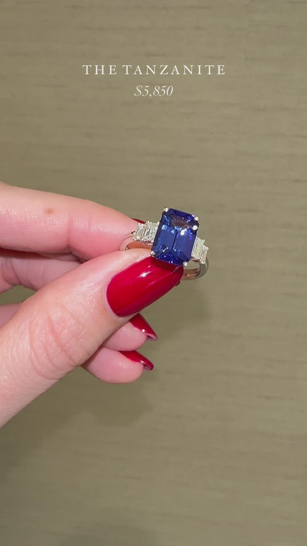 tanzanite cocktail ring