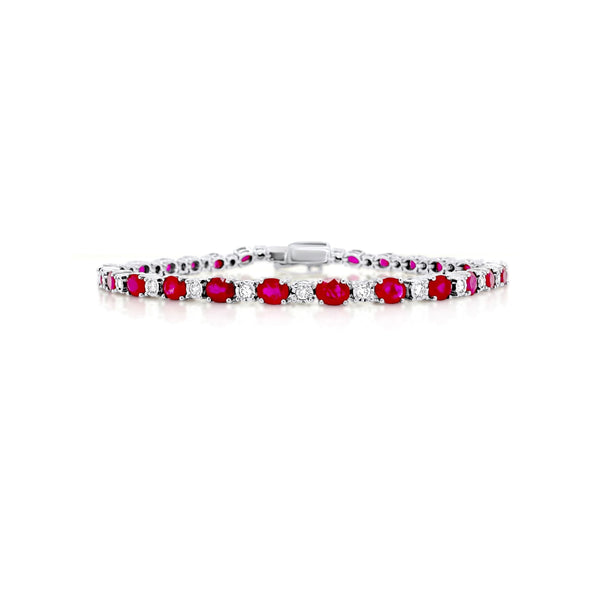 Soléne Ruby Gemstone Bracelet - Brilat