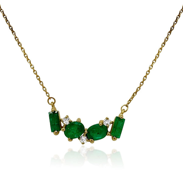 cobblestone emerald necklace - Brilat