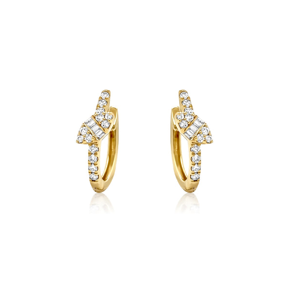 Marquise Huggie earrings - Brilat