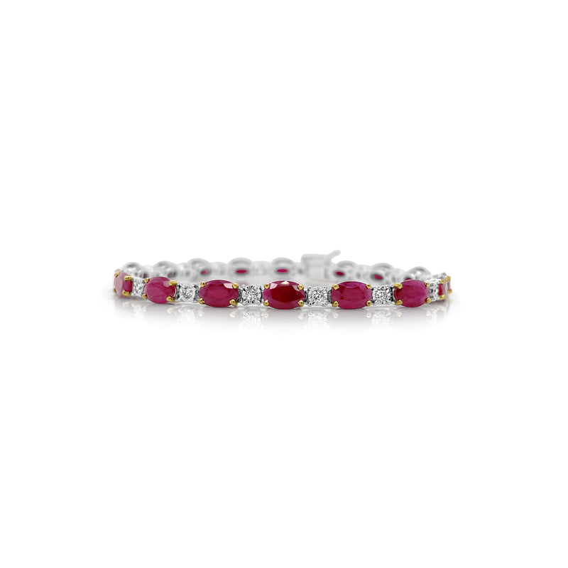 Ruby & Diamond Leticia Bracelet - Brilat