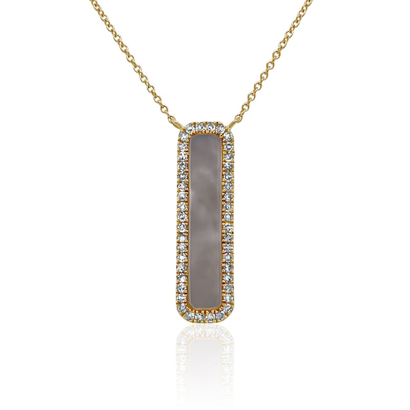 Color & Diamond Vertical Pendants - Brilat