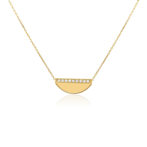 Chloe Diamond Bar Necklace - Brilat