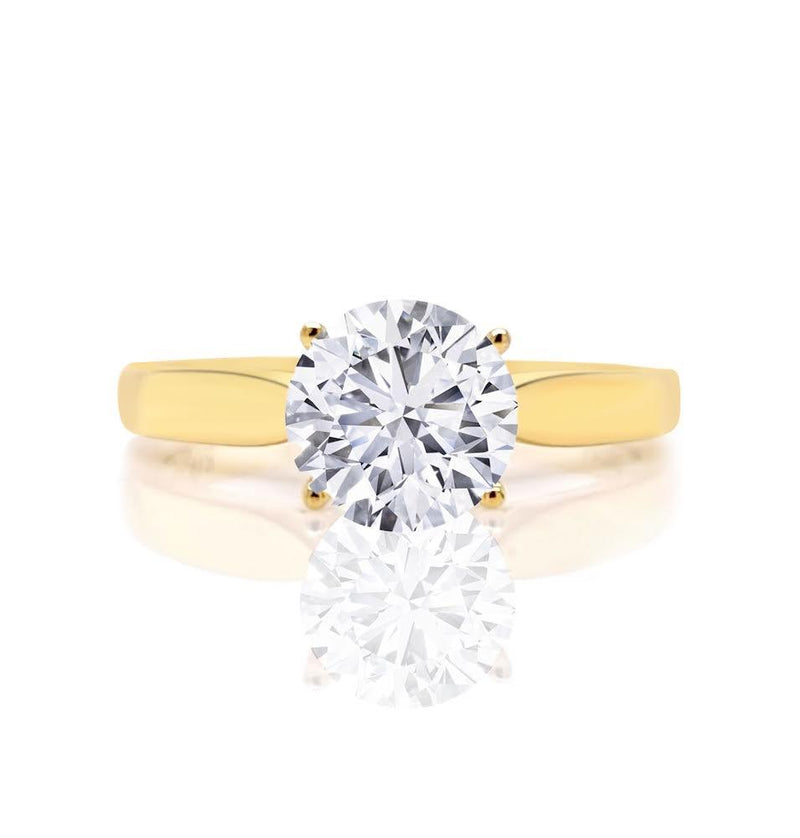 The Iconic Yellow Gold Solitaire Diamond Ring - Brilat