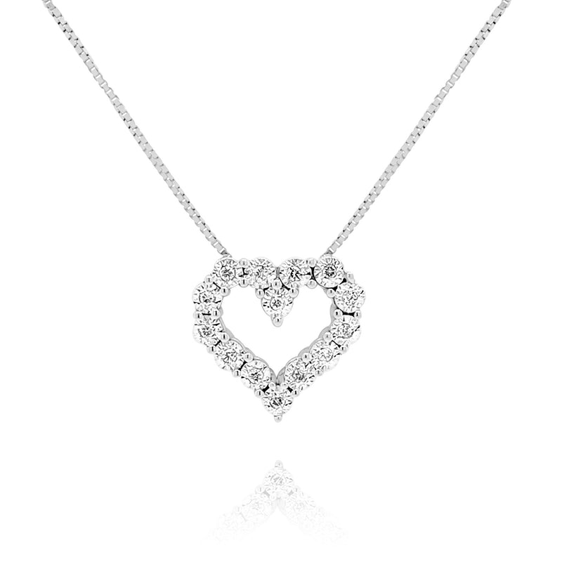 Diamond Heart Pendant - Brilat