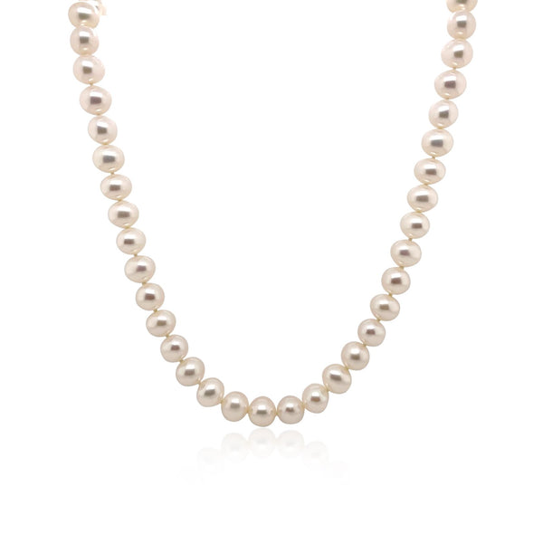 Classic Cultured Pearl Necklace - Brilat
