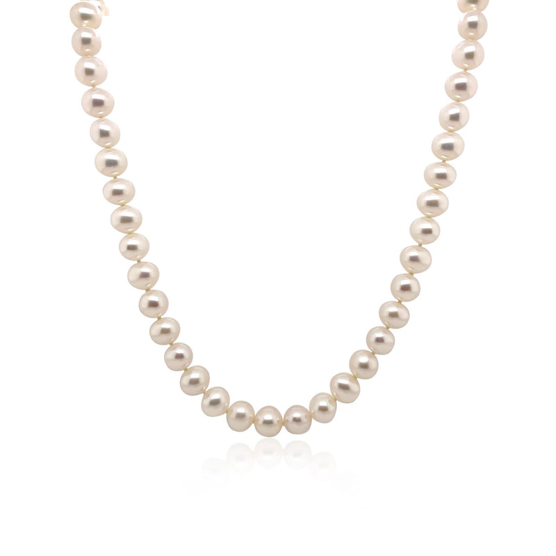 Classic Cultured Pearl Necklace - Brilat